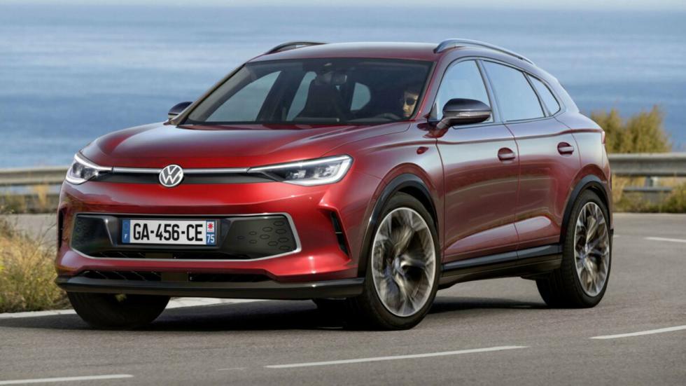 Το νέο VW Tiguan θα παρουσιαστεί το 2023 και θα έχει στιλιστικά στοιχεία από Golf και τα ηλεκτρικά μοντέλα ID. (πηγή εικόνας: Autoplus)