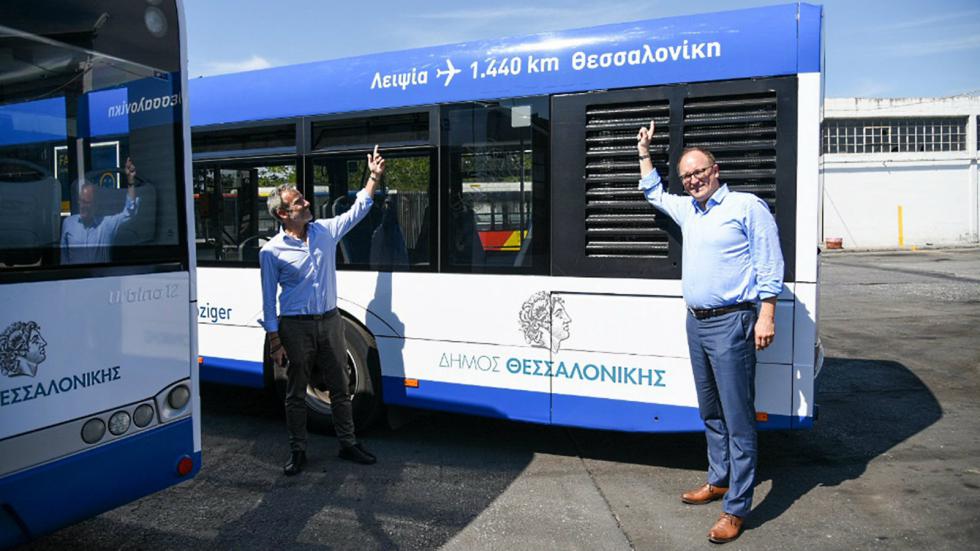 50 λεωφορεία προς 11.000€ το ένα από τη Λειψία στη Θεσσαλονίκη