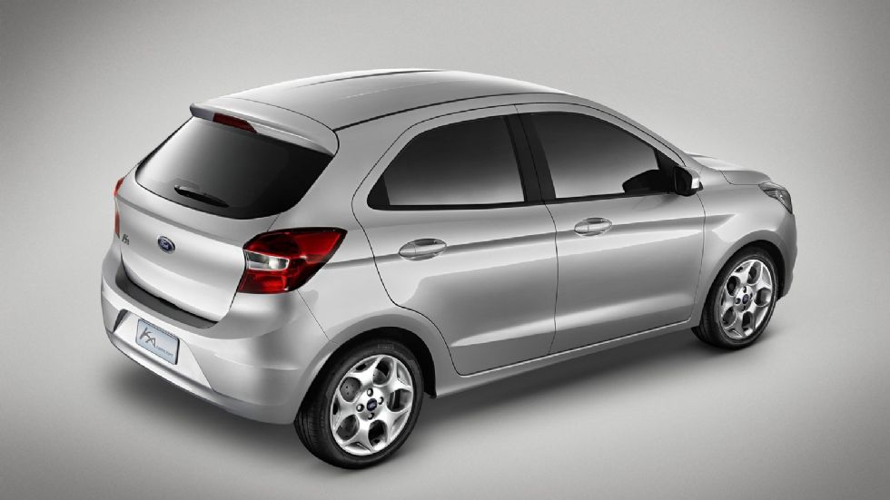 Το νέο Ford Ka θα είναι 5θυρο και θα στηρίζεται στο πάτωμα και τα μηχανικά μέρη του Fiesta (στη φωτό το Ka Concept).