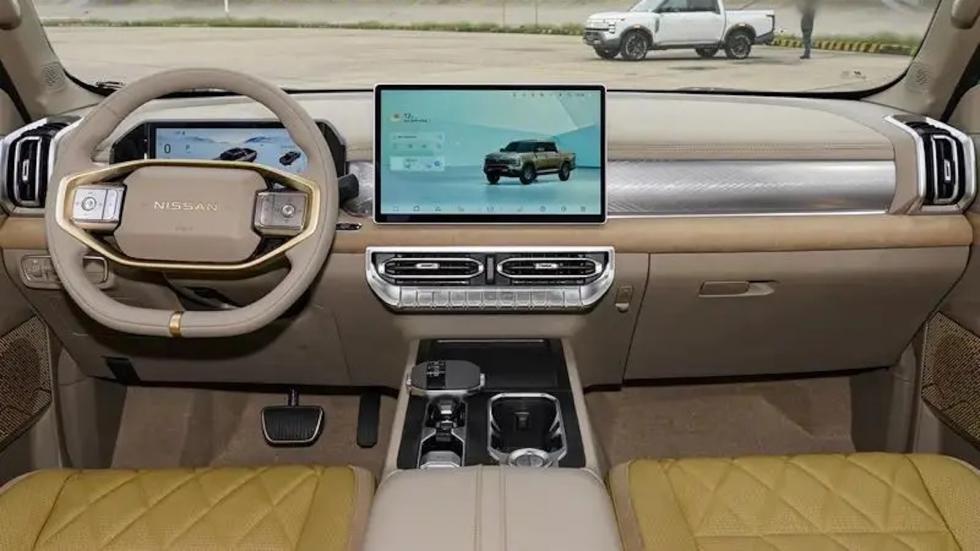 Το εσωτερικό ακολουθεί τη φιλοσοφία premium pick-up, με οθόνη αφής 14,6 ιντσών, ψηφιακό πίνακα οργάνων και ηλεκτρονικό επιλογέα ταχυτήτων, συνδυάζοντας τεχνολογία και εργονομία.