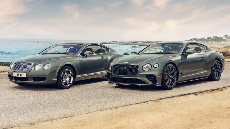 Η επετειακή Continental είναι βαμμένη με το ίδιο Cypress Green χρώμα που είχε κυκλοφορήσει και η πρώτη Continental GT.