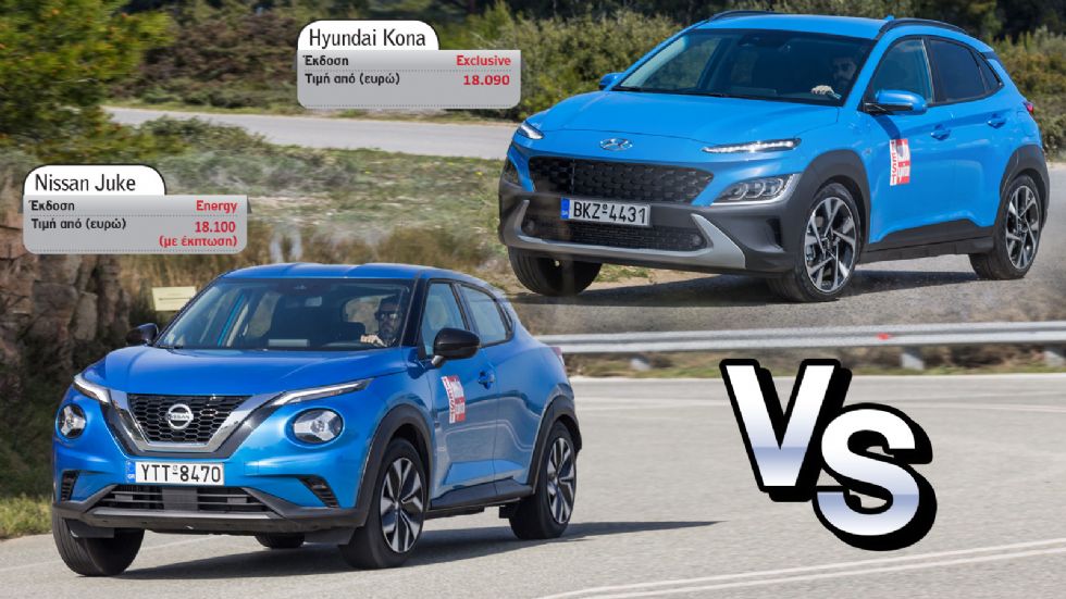 Hyundai Kona Vs Nissan Juke