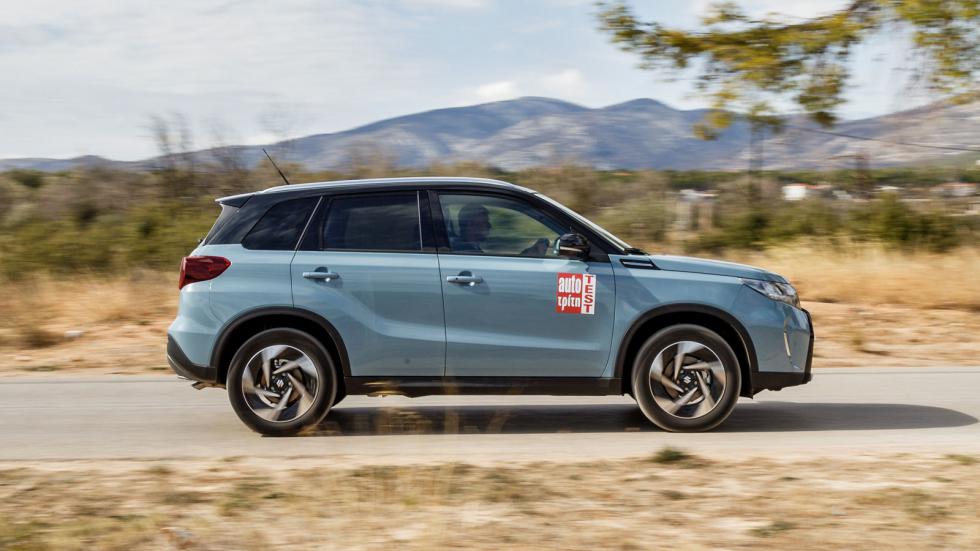 Το Suzuki Vitara προσφέρεται με κινητήρες ήπια υβριδικής (χειροκίνητο 129 PS) και full υβριδικής (116 PS) ίππων, με κίνηση στους εμπρός αλλά και τους 4 τροχούς.