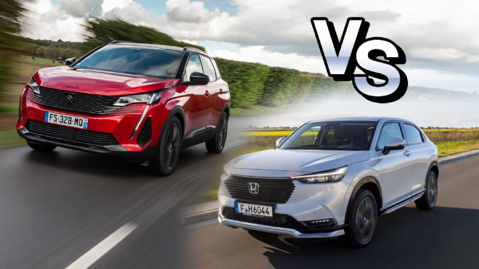 Υβριδικό Honda HR-V ή hi-tech Peugeot 3008 στα ίδια περίπου λεφτά;