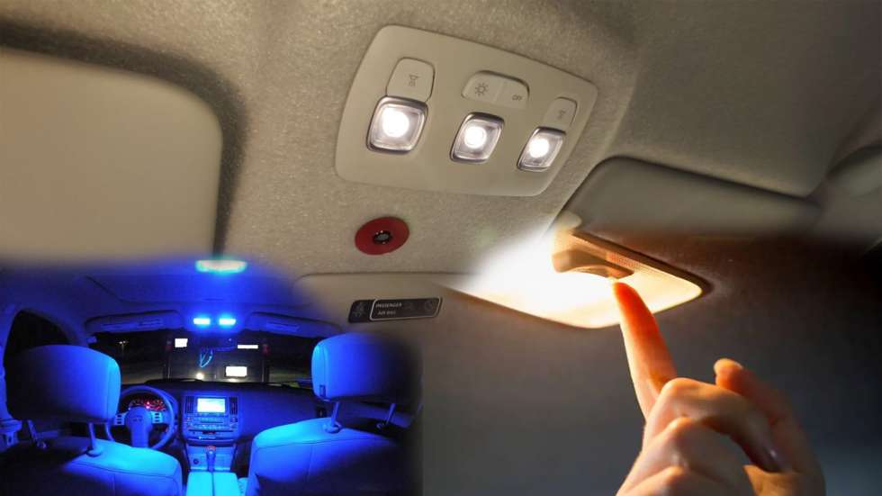 Είναι παράνομο να οδηγώ με αναμμένη την πλαφονιέρα;