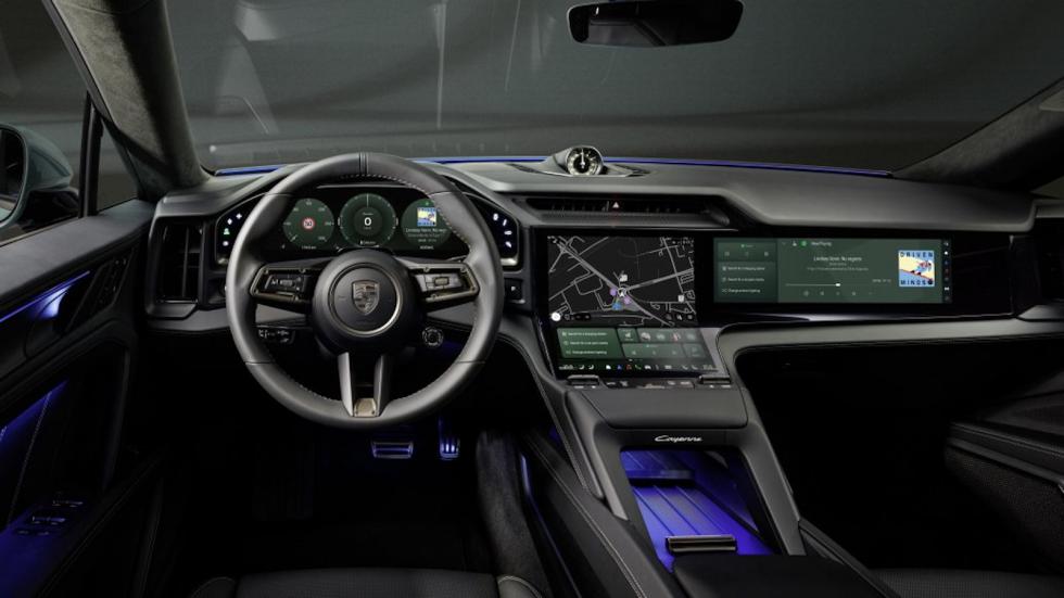 Νέο Porsche Cayenne Electric: Cockpit του μέλλοντος με τρεις γιγαντοοθόνες