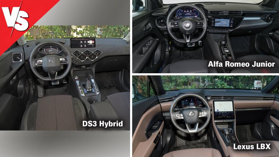Premium μικρά SUV με 136 PS: Alfa Romeo Junior Ibrida, DS 3 Hybrid ή Lexus LBX;