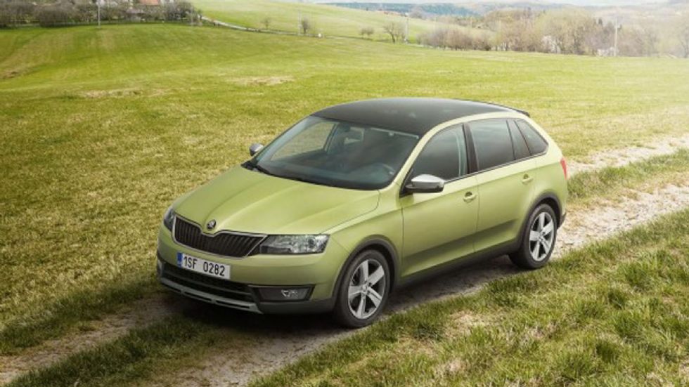 Αισθητικές αλλαγές για το Skoda Rapid Scoutline.