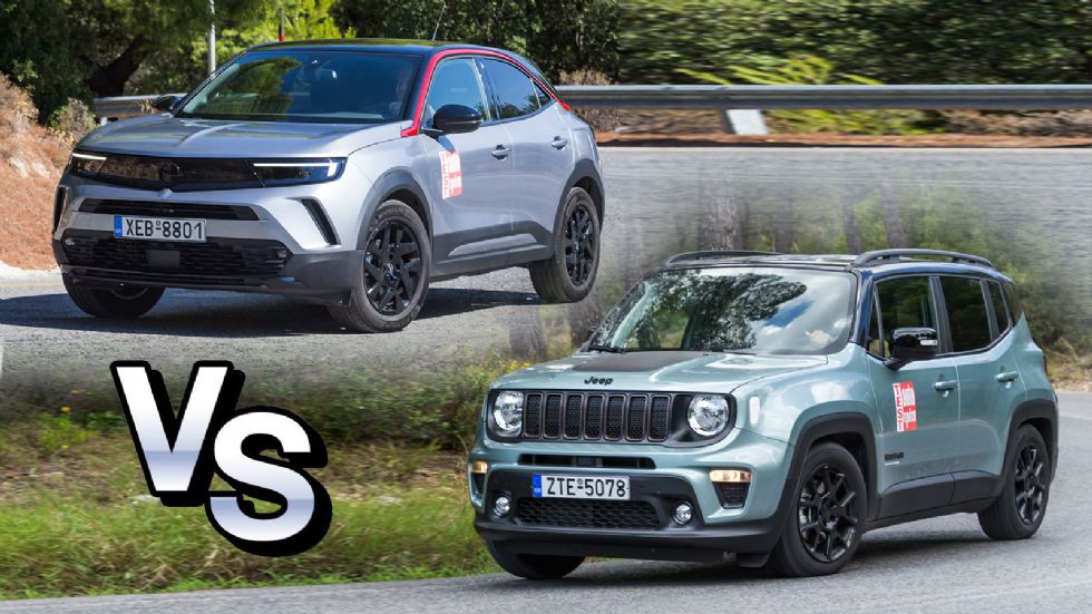 Αρρενωπό Jeep Renegade ή μουράτο Opel Mokka στα 130 άλογα; 