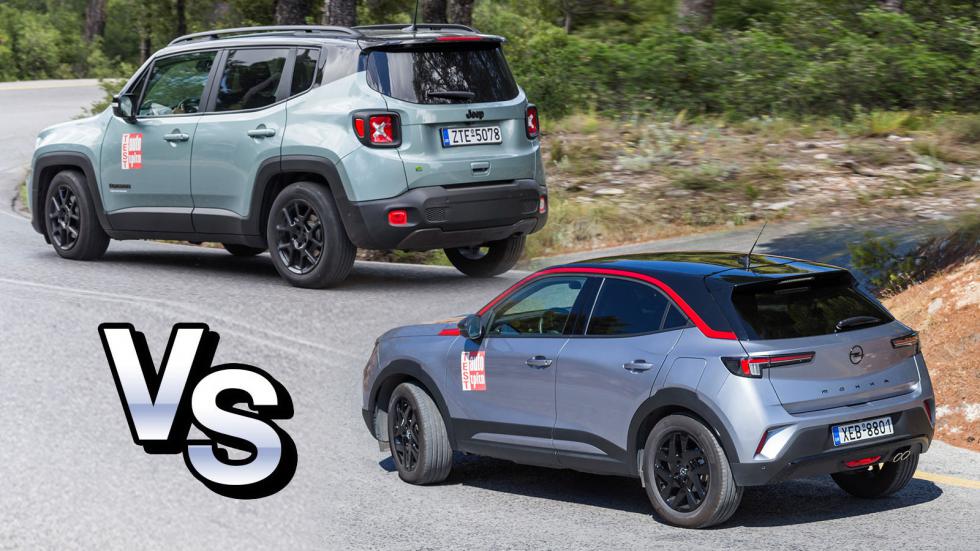 Αρρενωπό Jeep Renegade ή μουράτο Opel Mokka στα 130 άλογα; 