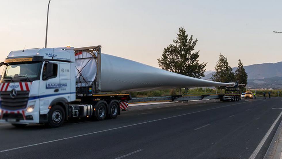 Δυσκολίες στο τμήμα Κόρινθος-Τρίπολη για 10 ημέρες λόγω μεταφοράς ανεμογεννητριών