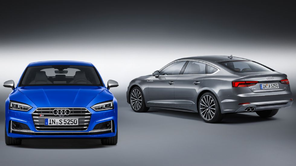 Σχεδιαστικά, το νέο Audi A5 Sportback έχει λάβει όλες τις αλλαγές που εμφανίστηκαν στο νέο A5 Coupe, διατηρώντας ωστόσο την ξεχωριστή ταυτότητα και τον χαρακτήρα ενός πεντάθυρου κουπέ.
