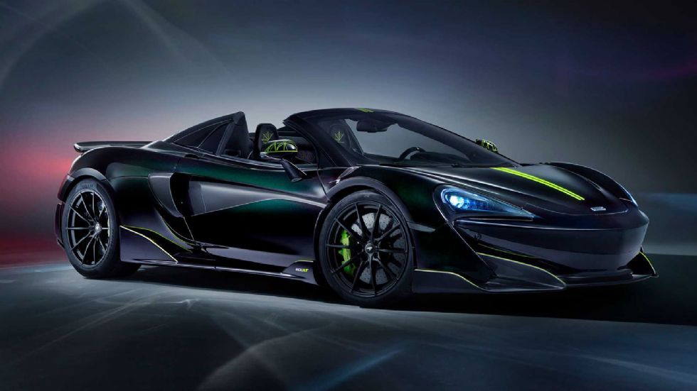 Η McLaren 600LT Spider Segestria Borealis σε παγιδεύει στον «ιστό» της. 