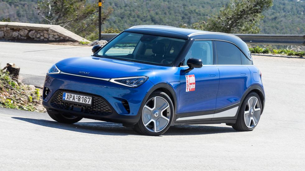 ε τιμή από 28.950 ευρώ και απόδοση 272 ίππους, το smart #1 έχει αναλογία 106 ευρώ/ίππο, την καλύτερη αναλογία τιμής/απόδοσης στην κατηγορία του.