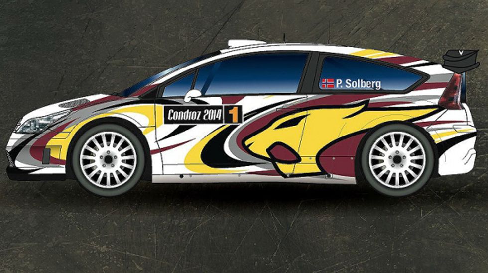 Αυτό είναι το Citroen C4 WRC των Peter Solberg και Phil Mills που θα λάβει μέρος στο Rallye du Condroz-Huy του Βελγίου.