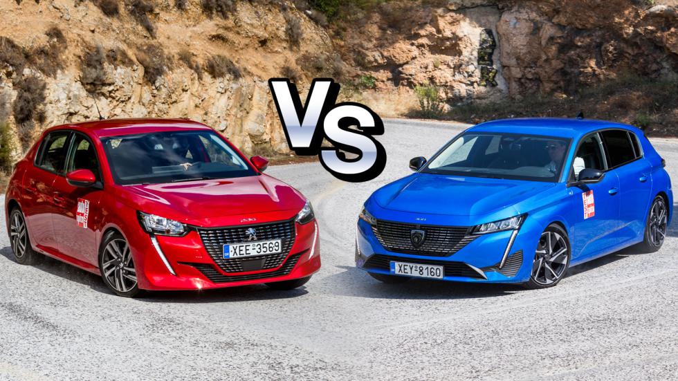 Peugeot 208 vs 308: Πού διαφέρουν;