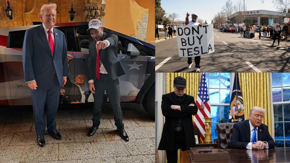 Tο αντι-Tesla μέτωπο με βανδαλισμούς και μποϊκοτάζ, φαίνεται πως θορύβησε και το νέο Αμερικανό πρόεδρο.