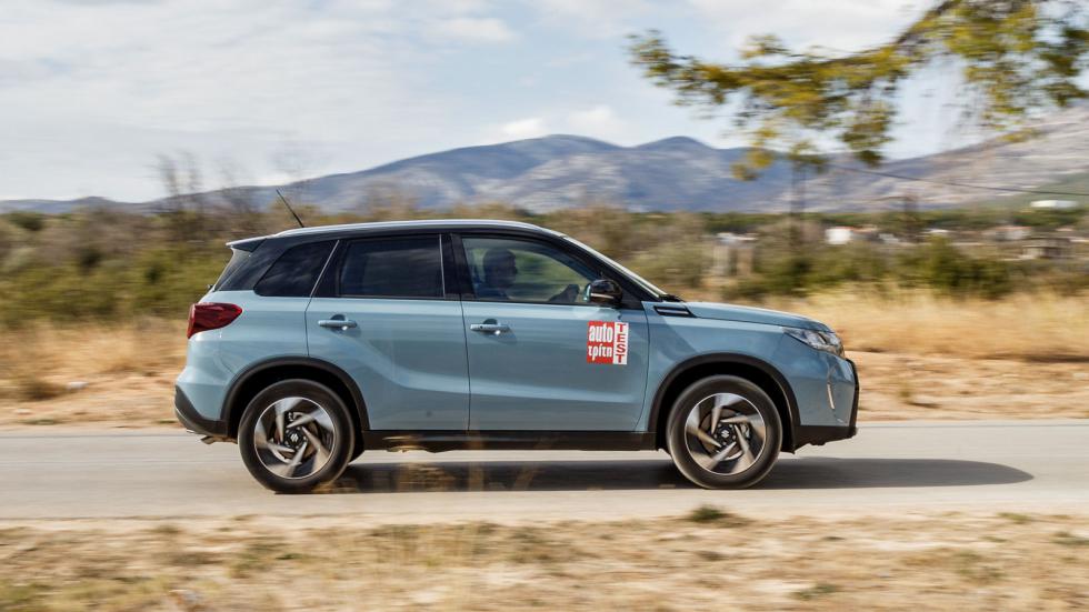Η ήπια υβριδική τεχνολογία του Suzuki εξασφαλίζει μικρό boostάρισμα στις χαμηλές στροφές, ενώ παράλληλα κρατά χαμηλά τους αέριους ρύπους, απαλλάσσοντας από τα τέλη κυκλοφορίας.