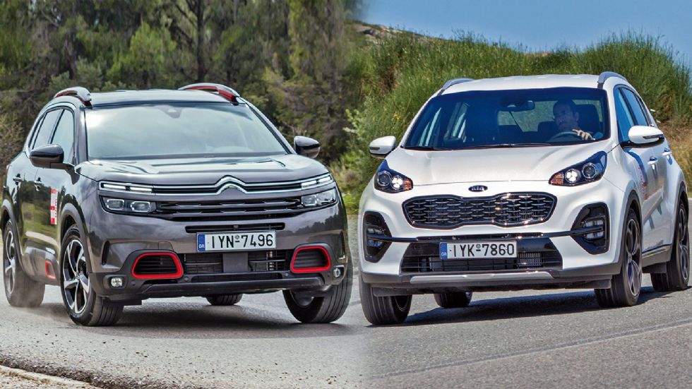 Citroen C5 Aircross VS Kia Sportage