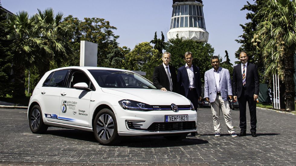 Ένα Volkswagen e-Golf στη ΔΕΘ-Helexpo