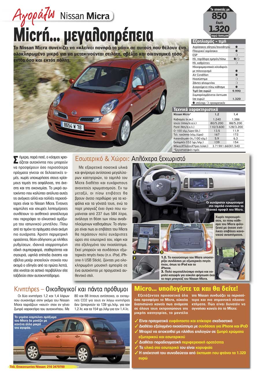 nissan micra Fiat Panda: ����� �� ���� ����� ����������� Ford Fiesta:  18/8/2010 - �� ������������� ��������, ���������� ��������, ���� ���� �����, ���� ������ �����������  ������ ��� ������ ����� �����������, �� ���� ���������� ������� ��� Fiat, ����������� �� ��������� ���� ���� ��������� ���� ��������� ��� ����������