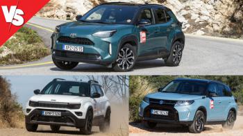 Ποιο 4κίνητο SUV πόλης: Jeep Avenger, Suzuki Vitara ή Toyota Yaris Cross;