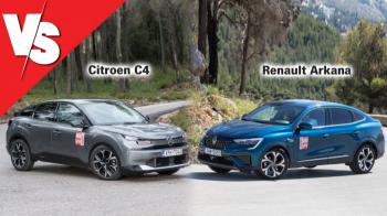 VS: Citroen C4 Hybrid 145 PS ή Renault Arkana Hybrid 140 PS