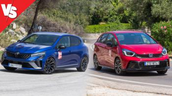 Full υβριδικά μικρά αυτοκίνητα: Honda Jazz (122 PS) ή Renault Clio (145 PS);