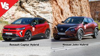 Full υβριδικά μικρά SUV στα 145 άλογα: Nissan Juke ή Renault Captur;