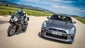 Nissan GT-R Vs Aprilia RSV4  