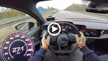 Στα 271χλμ./ώρα με το νέο Audi RS 3 Sportback