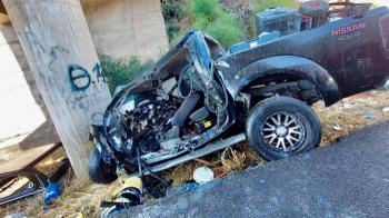 Κρήτη: Φορτηγάκι έπεσε με 150km/h σε κολόνα - 1 νεκρός, 2 τραυματίες