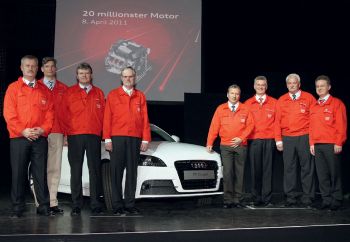 Audi: 20εκ. κινητήρες στο Gyor!