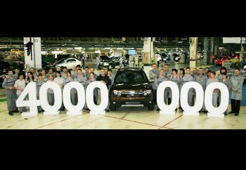 4 εκ. οχήματα η παραγωγή της Dacia!