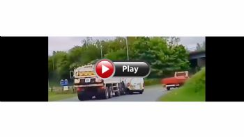 VIDEO: Ας μπω μπροστά από το φορτηγό. Τι μπορεί να πάει στραβά;