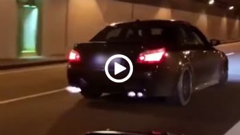 Αλήτικη BMW M5 ρίχνει μπαλωθιές και ο V10 της «ουρλιάζει»