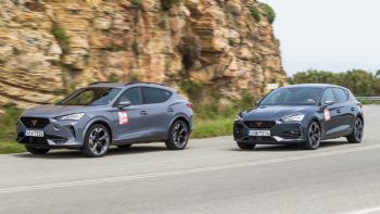 CUPRA Formentor: 0-100  4,8 . | CUPRA Leon:  6,5 ./100.