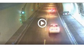 VIDEO: Αναστροφή μέσα στο τούνελ!