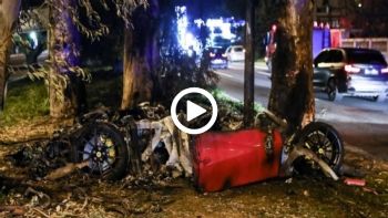 Δυστύχημα-Βούλα: Ferrari τυλίχθηκε στις φλόγες, νεκρός ο οδηγός