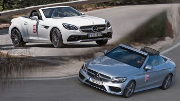 Test: Mercedes C 180 Cabriolet & SLC 180