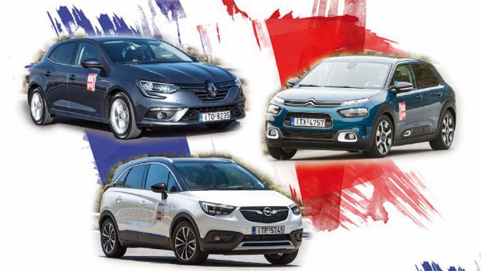 Γαλλικός εμφύλιος ξέσπασε στο Test Center του Auto Τρίτη με μονομάχους το νέο Citroen C4 Cactus, το Renault Megane και το Opel Crossland X. Ποιο θα επικρατήσει;