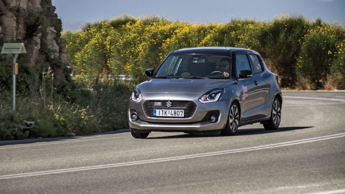 Το Suzuki Swift παρόλο που ανήκει στην κατηγορία των μικρών, διαφέρει πολύ από την υπόλοιπη κλάση του.