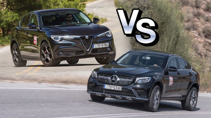 Θέτουμε αντιμέτωπες σε μια premium μονομαχία τις Alfa Romeo Stelvio και Mercedes GLC Coupe. Ποιο από τα 2 μοντέλα θα είναι ο τελικός νικητής; Εσείς ποιο θα επιλέγατε;