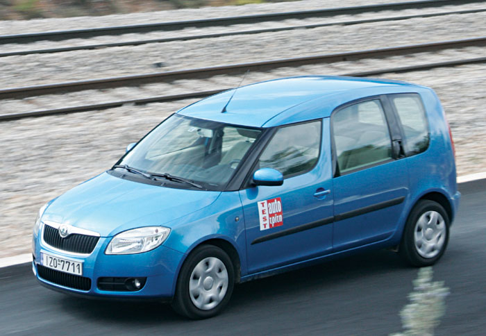 Δοκιμάζουμε το Skoda Roomster 1,6