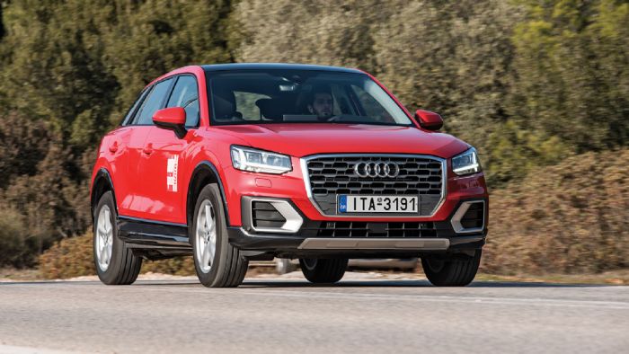 To Audi Q2 τραβάει το βλέμμα σαν μαγνήτης από όπου και να το κοιτάξεις.