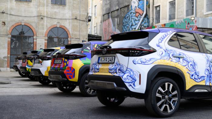 Καλλιτέχνες της Λισαβόνας σχεδίασαν 5 μοναδικά Toyota Yaris Cross