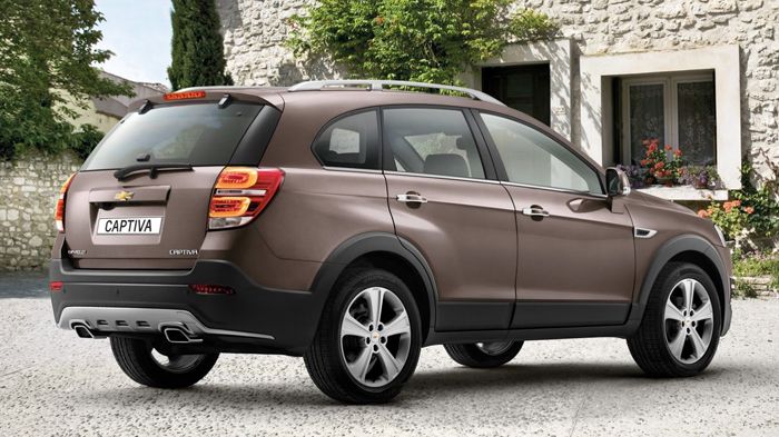 Το ανανεωμένο Chevrolet Captiva θα διατίθεται και σε 7θέσια έκδοση.