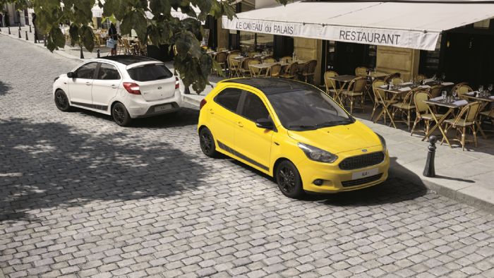 Η Ford εμπλουτίζει τη γκάμα του Ka+ στην Ευρώπη, λανσάροντας τη νέα έκδοση «Colour Edition», η οποία προσθέτει στην παλέτα έξι νέα έντονα χρώματα, τα οποία συνδυάζονται με μαύρες λεπτομέρειες.