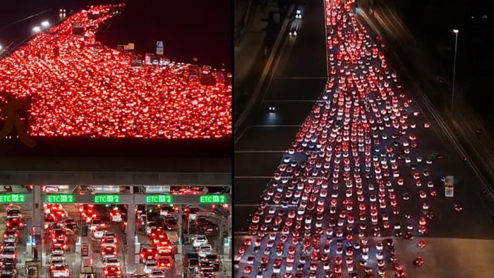 Κίνα: Ουρά 10 χιλιομέτρων στα διόδια γίνεται Viral – Στην Ελλάδα είναι απλώς «Κυριακή επιστροφής»