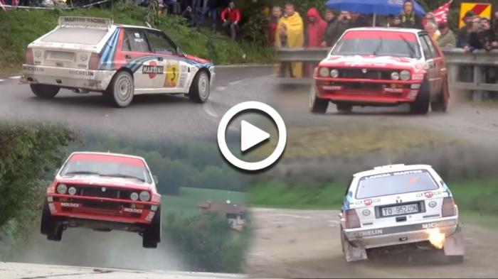 Video: Χόρτασε «περάσματα» με τη θρυλική Lancia Delta HF